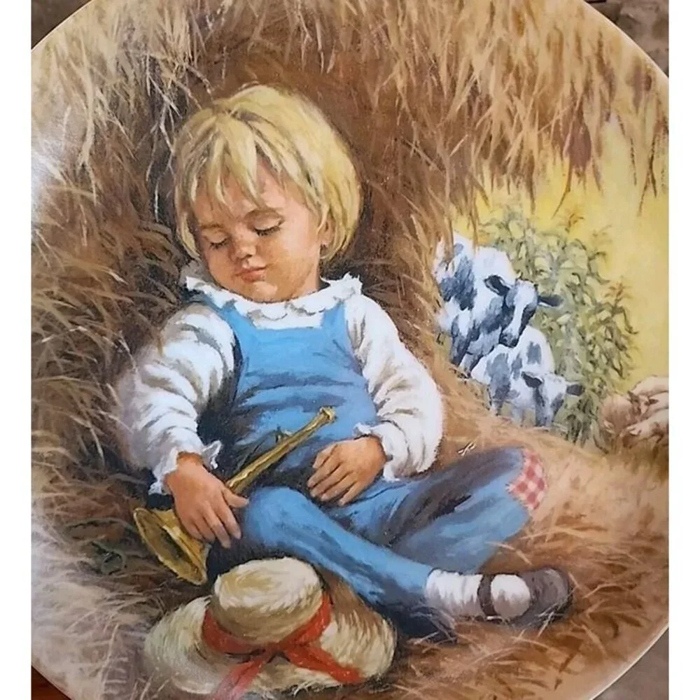 Little Boy Blue Mother Goose Series Collector Plate John McClelland 1980 Limited